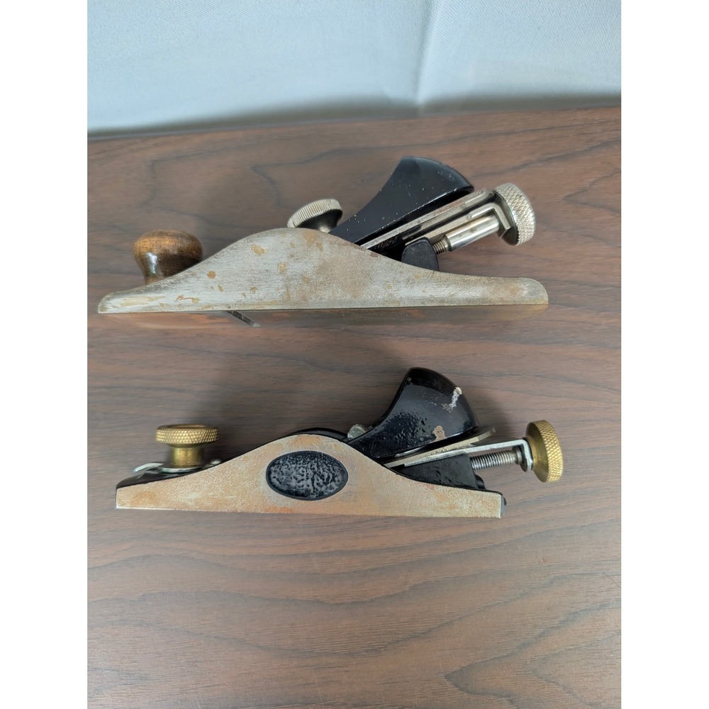 Stanley Block Plane Set Vtg USA/England Made - Picture 2 of 8